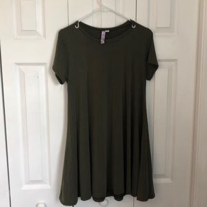 Army Green Day-Time Casual Dress